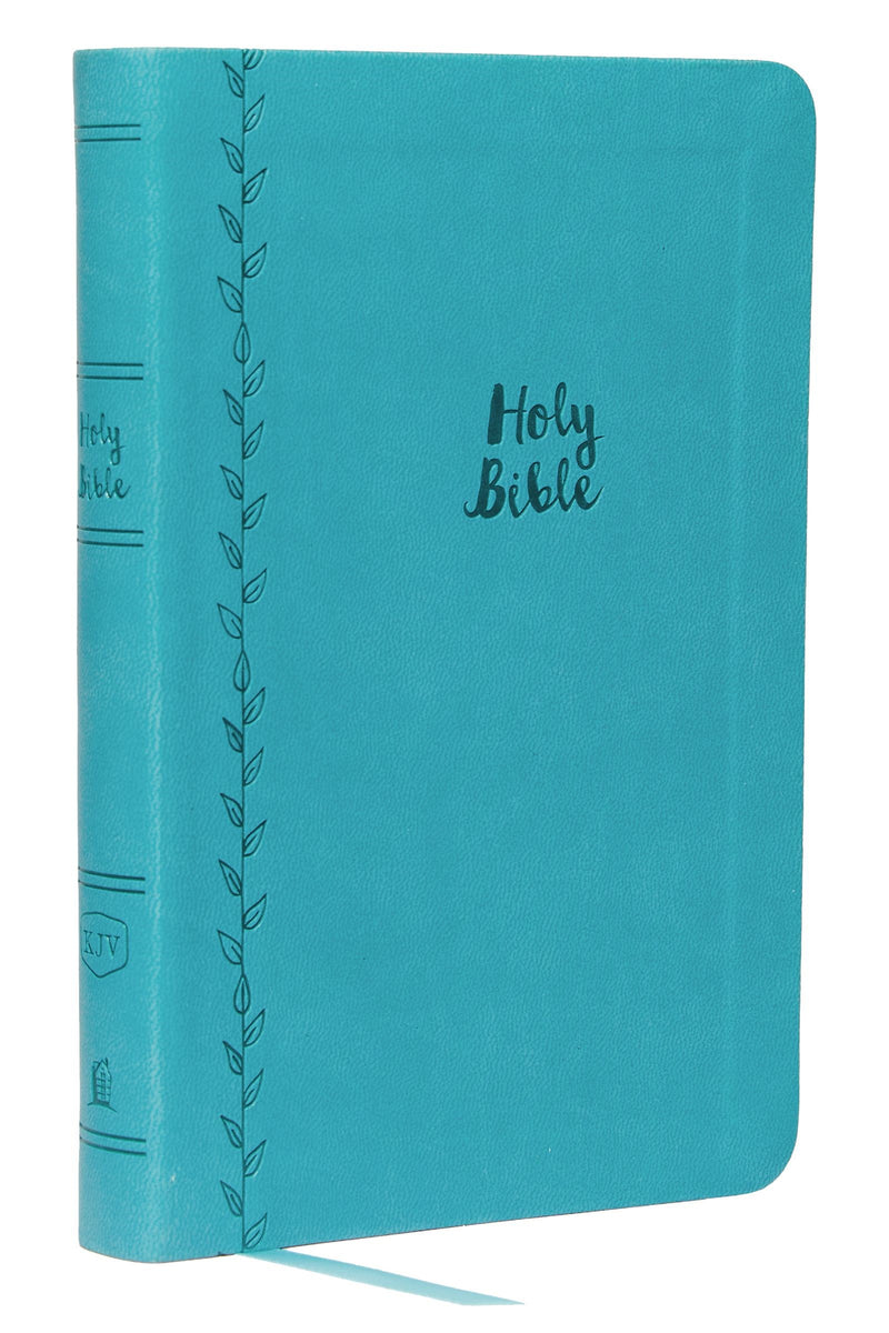 KJV Thinline Bible/Large Print (Comfort Print)-Teal Leathersoft