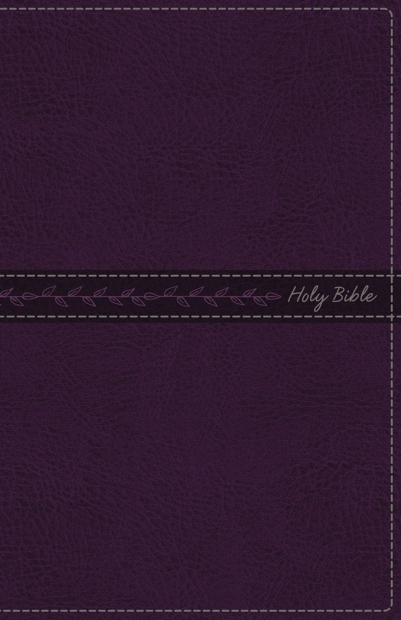 KJV Thinline Bible (Comfort Print)-Royal Purple Leathersoft