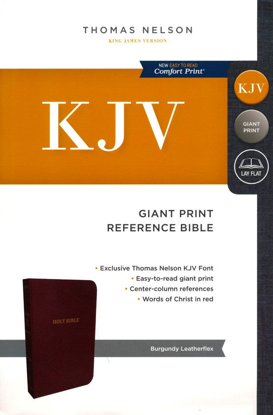Giant Print Reference Bible - Burg