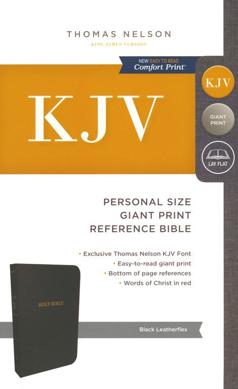 Giant Print pers. size ref Bible -black