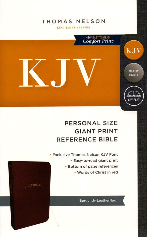 Giant Print pers. size ref. Bible - burg