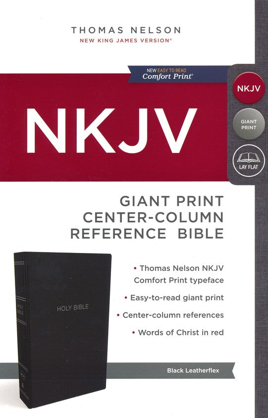 Giant Print. ref. Bible - Black