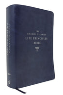 NIV Charles F. Stanley Life Principles Bible (2nd Edition) (Comfort Print)-Blue Leathersoft Indexed