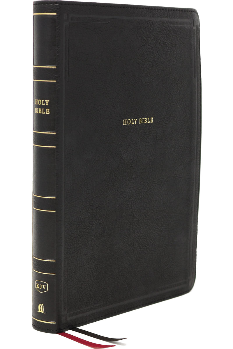 KJV Thinline Bible/Giant Print (Comfort Print)-Black Leathersoft Indexed