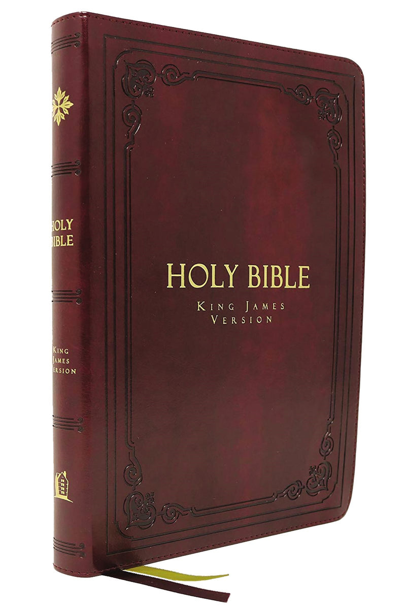 KJV Thinline Large Print Bible  Vintage Series (Comfort Print)-Burgundy Leathersoft