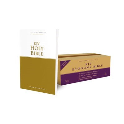 KJV Holy Bible  Economy Bible (Case Of 40)-Softcover