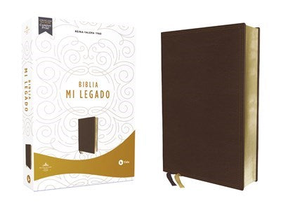 Span-RVR 1960 Single-Column Legacy Bible  Premier Collection (Biblia Mi Legado  Coleccion Premier)-Brown LeatherSoft