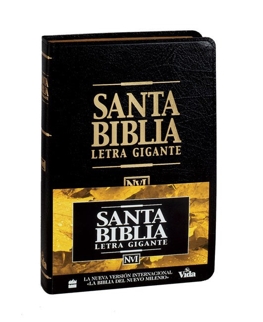 Span-NIV Giant Print Bible-Black Imitation Leather