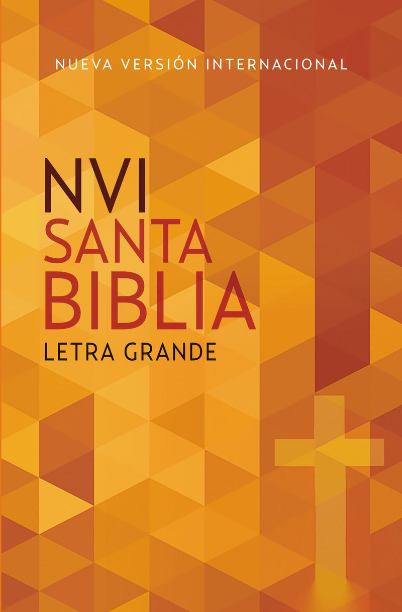 Span-NIV Large Print/Economy Bible (Comfort Print)-Softcover