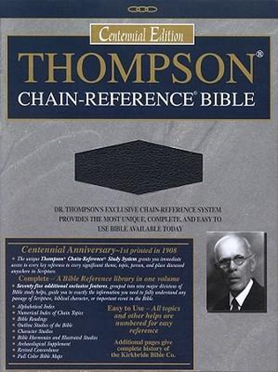 Thompson Chain Study Bible - black