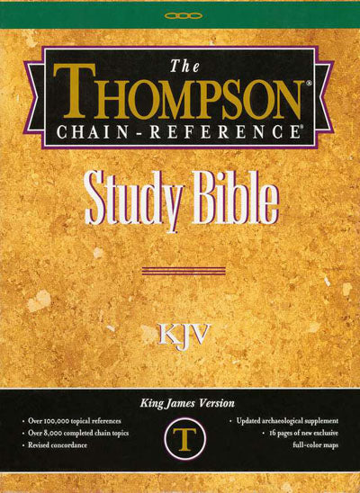Thompson Chain Ref. Bible - Burg.