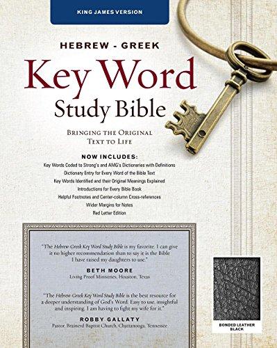 Hebrew Greek Key Word Study Bible -black