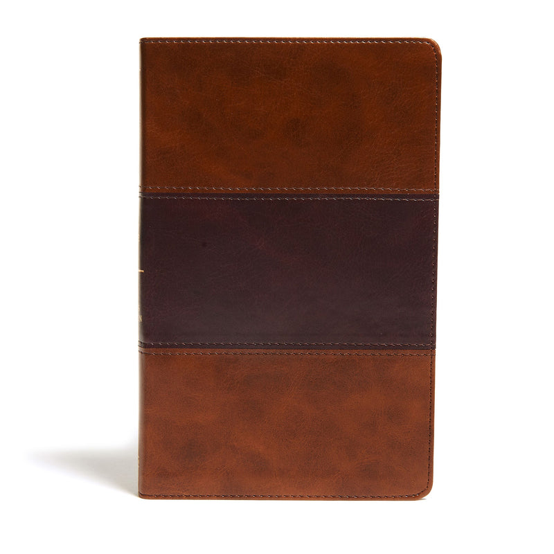 KJV Ultrathin Reference Bible-Saddle Brown LeatherTouch Indexed