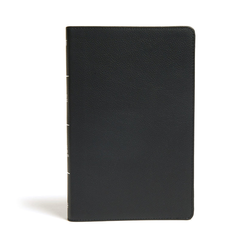 KJV Ultrathin Reference Bible-Black Genuine Leather Indexed