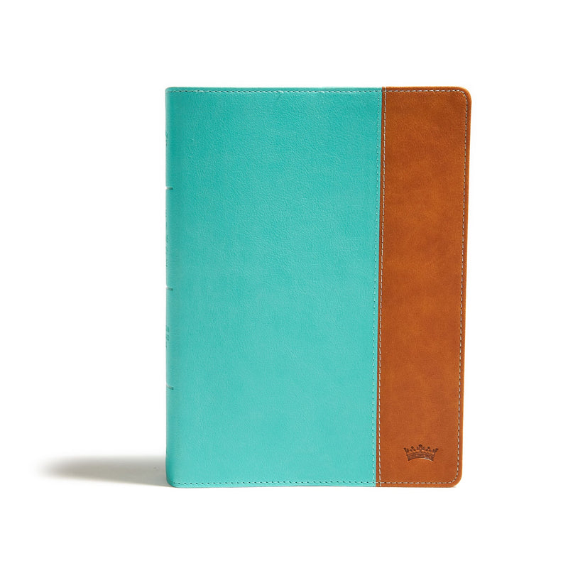 CSB Tony Evans Study Bible-Teal/Earth LeatherTouch