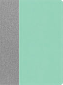 CSB Lifeway Women's Bible-Gray/Mint LeatherTouch