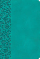 NASB 2020 Large Print Compact Reference Bible-Teal Leathertouch