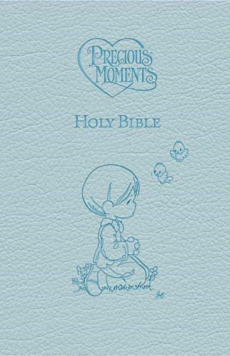 ICB Precious Moments Holy Bible-Blue LeatherSoft