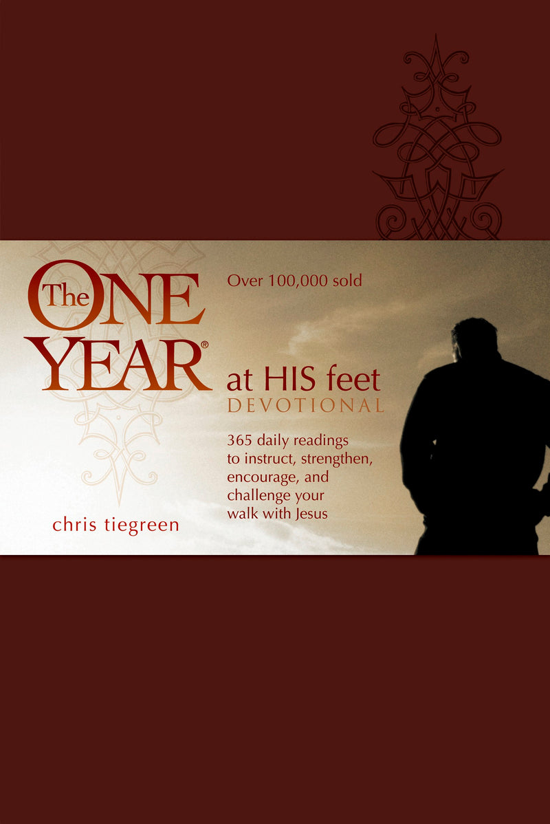 The One Year At His Feet Devotional-LeatherLike