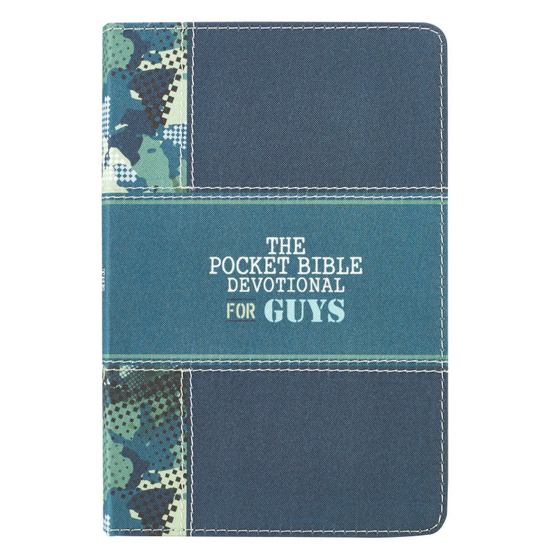 The pocket bible devotional for guys