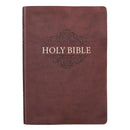 Bible Super Giant Print Brown Faux Leath