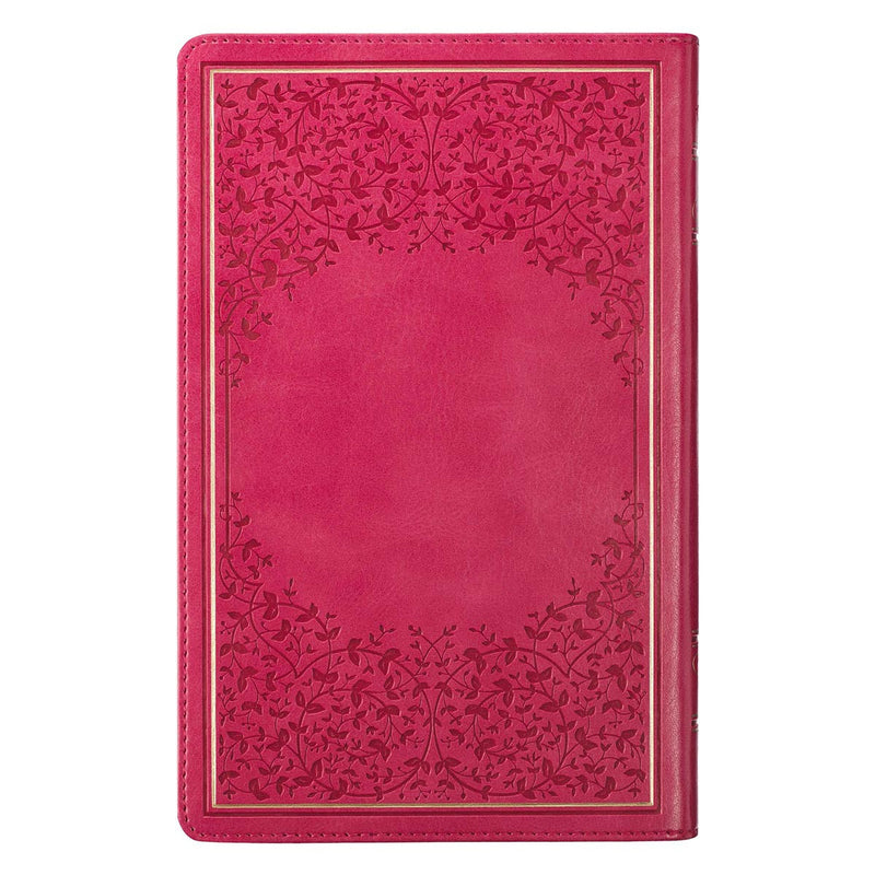KJV Deluxe Gift Bible pink index