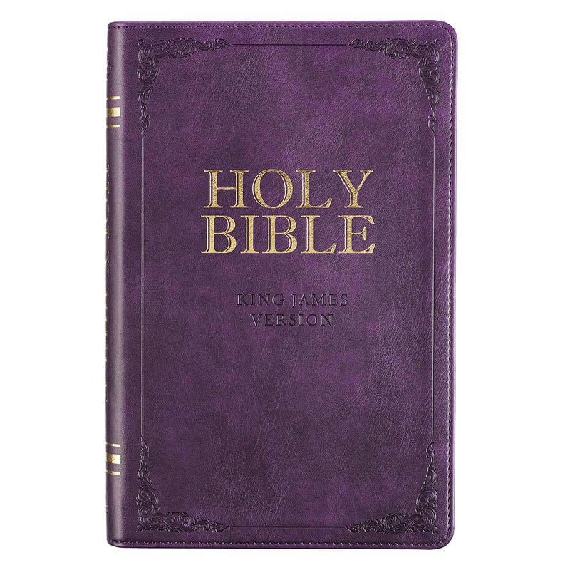 KJV Deluxe Gift Bible purple index