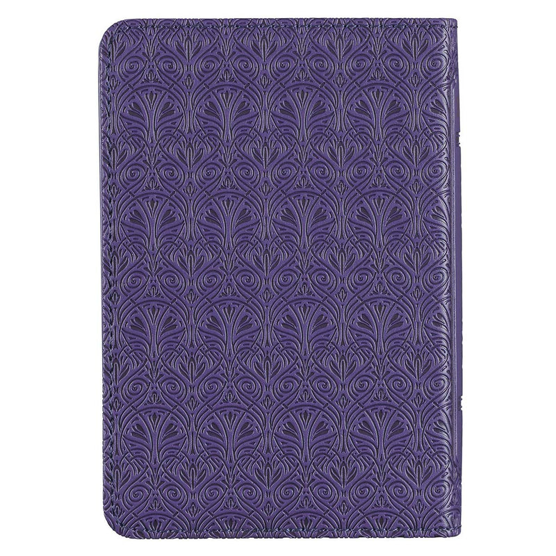 KJV Pocket Bible Purple Faux Leather