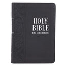 KJV Bible Black Faux Leather Large Print