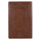 Bible Giant Print Index Brown Faux Leath