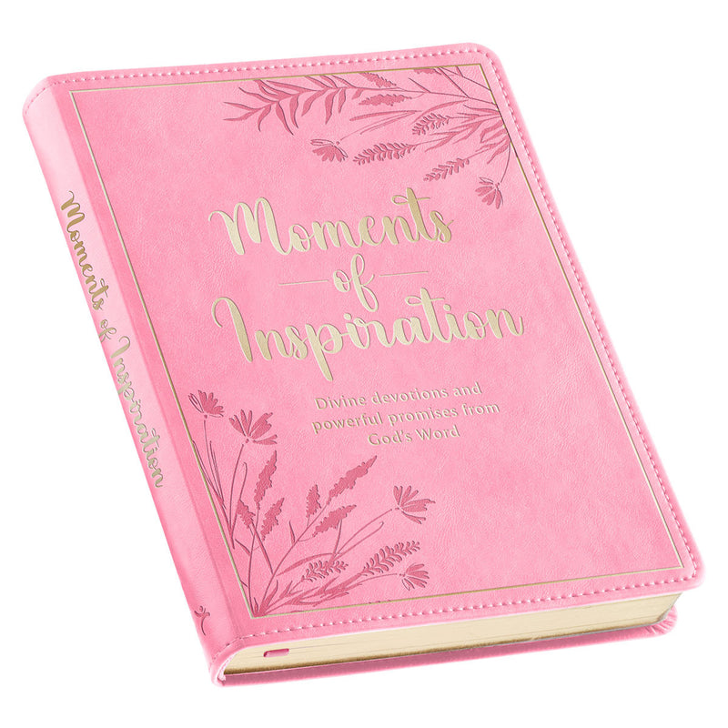Moments of Inspiration Pink Faux Leather