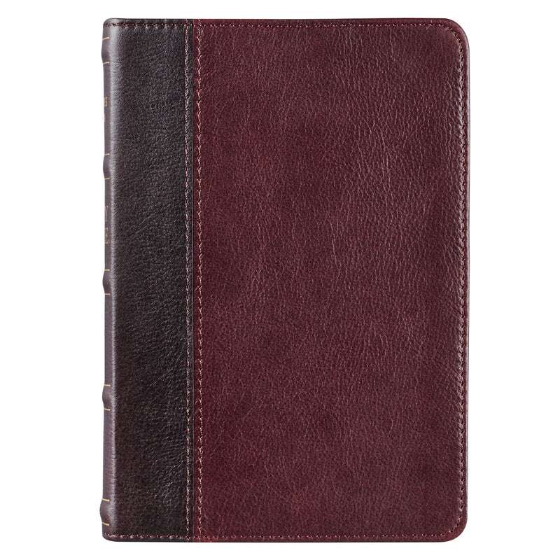 Bible KJV Full Grain Leather Compact