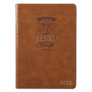 Refuge and Strength Brown Faux Leather