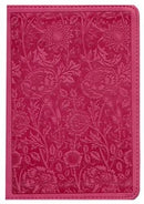 ESV Large Print Compact Bible-Berry Floral Design TruTone