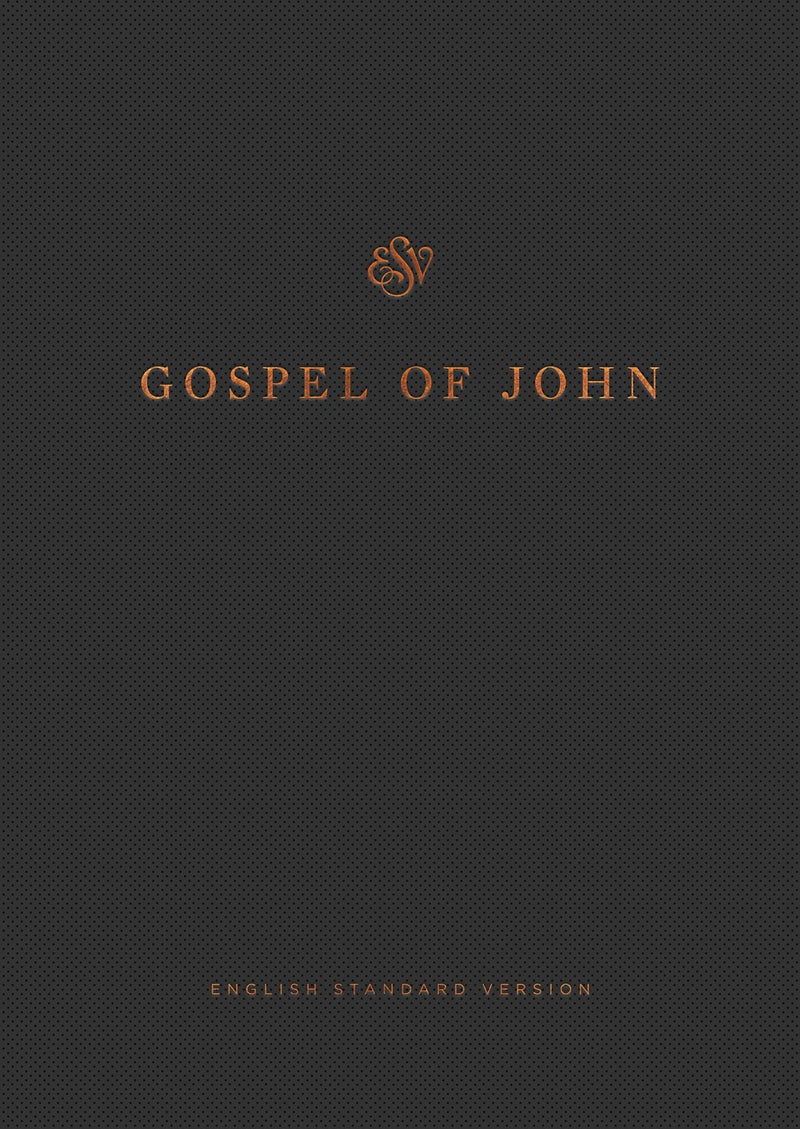 ESV Gospel Of John (Reader's Edition)-Black Softcover