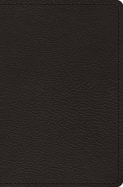 ESV Preaching Bible Verse-By-Verse Edition-Black Goatskin Leather
