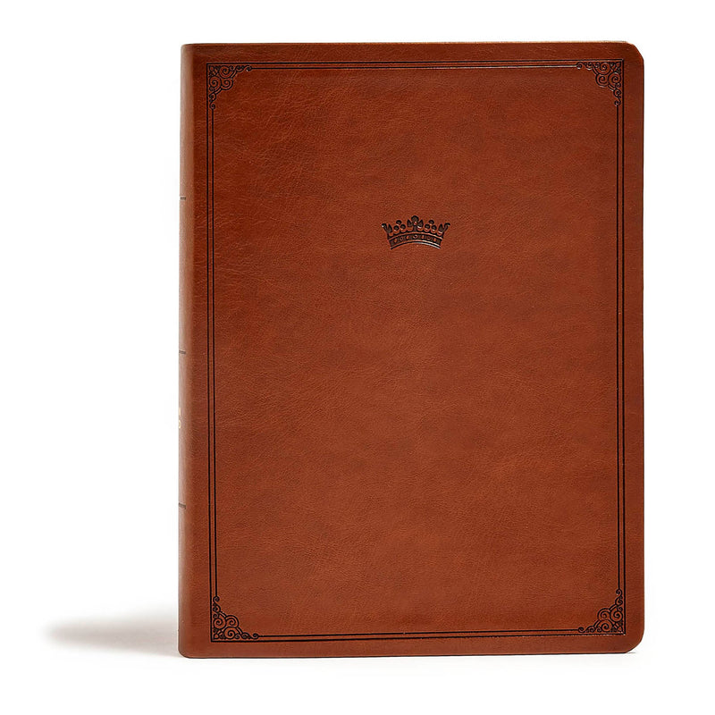 CSB Tony Evans Study Bible-British Tan LeatherTouch Indexed