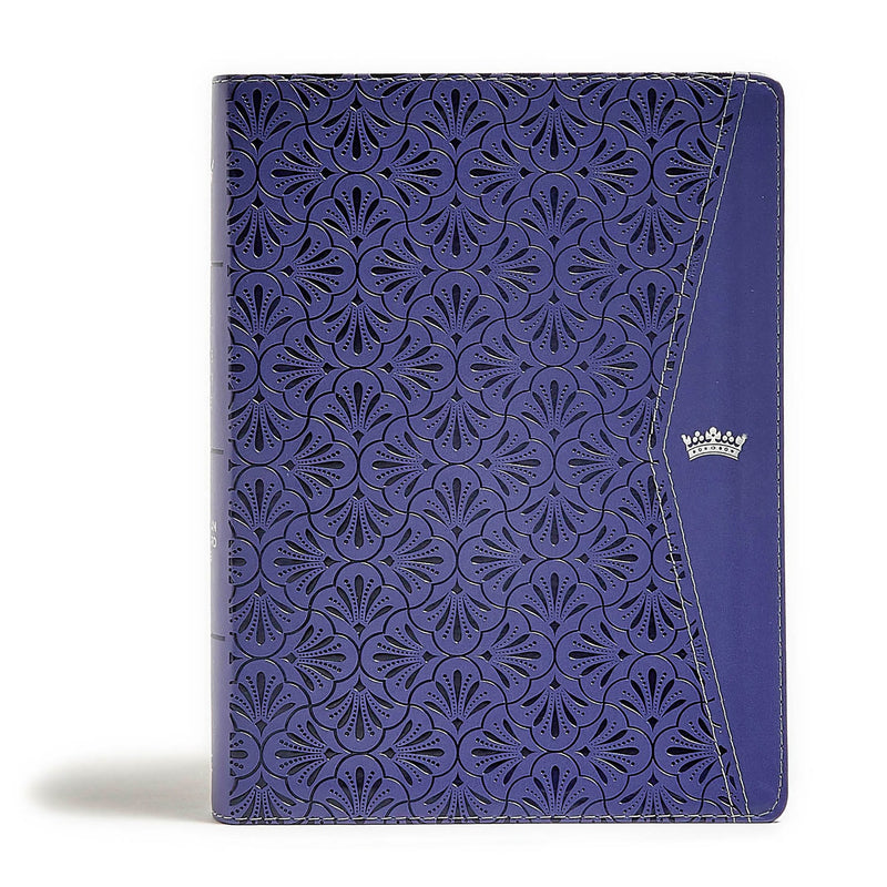 CSB Tony Evans Study Bible-Purple LeatherTouch