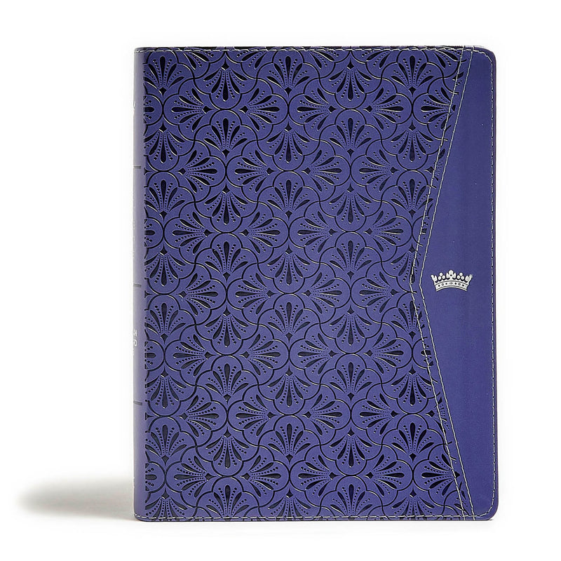 CSB Tony Evans Study Bible-Purple LeatherTouch Indexed