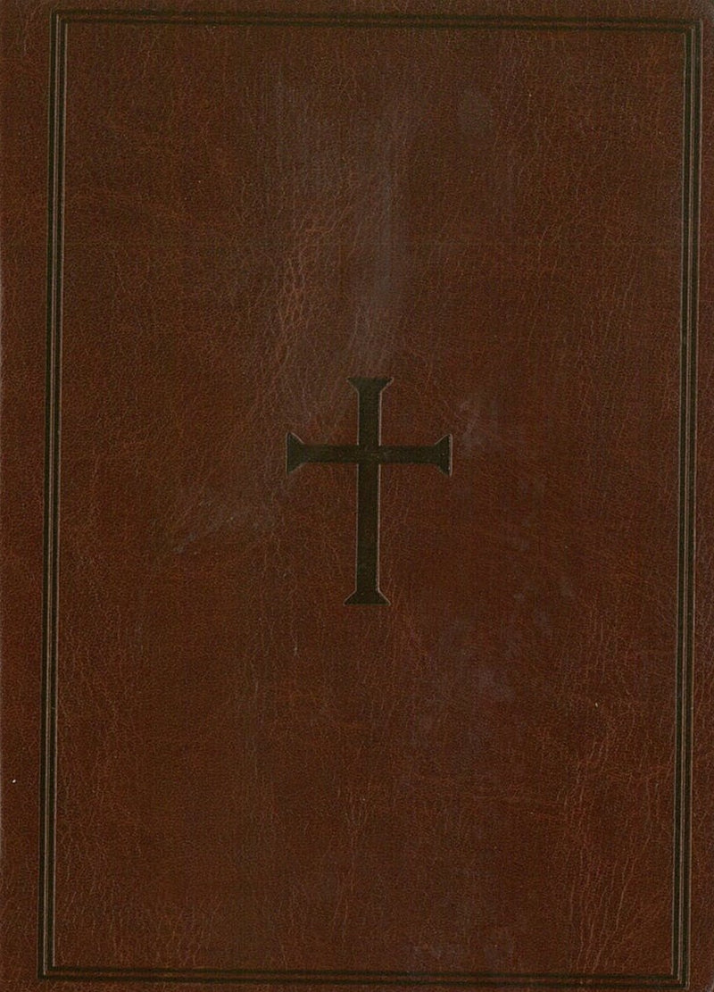 Compact Large Print Ref. Bible - Brown
