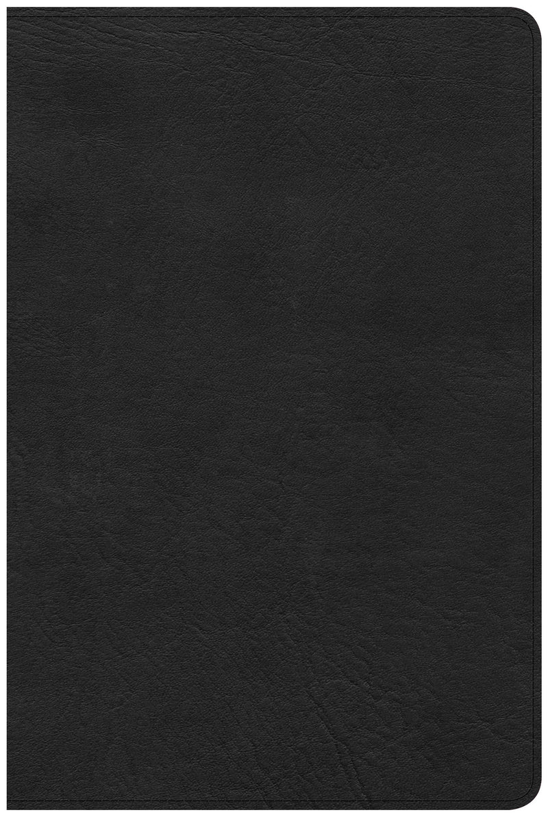 CSB Large Print Personal Size Reference Bible-Black LeatherTouch