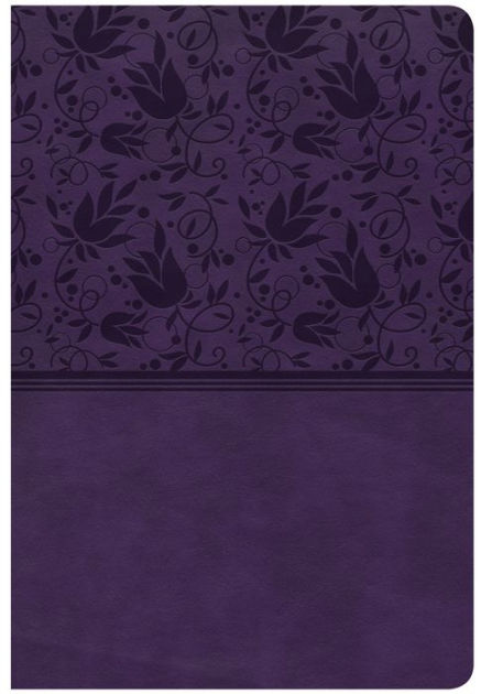 Giant Print Reference Bible - Purple