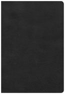 CSB Super Giant Print Reference Bible-Black LeatherTouch Indexed