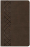 KJV Ultrathin Reference Bible (Value Edition)-Brown LeatherTouch