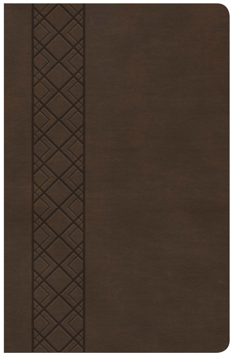 KJV Ultrathin Reference Bible (Value Edition)-Brown LeatherTouch