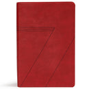 CSB Seven Arrows Bible-Crimson LeatherTouch
