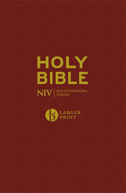 Larger Print Bible - Burgundy