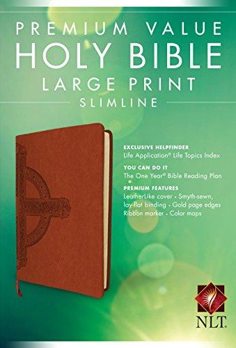Slimline Bible - Large Print -Brown