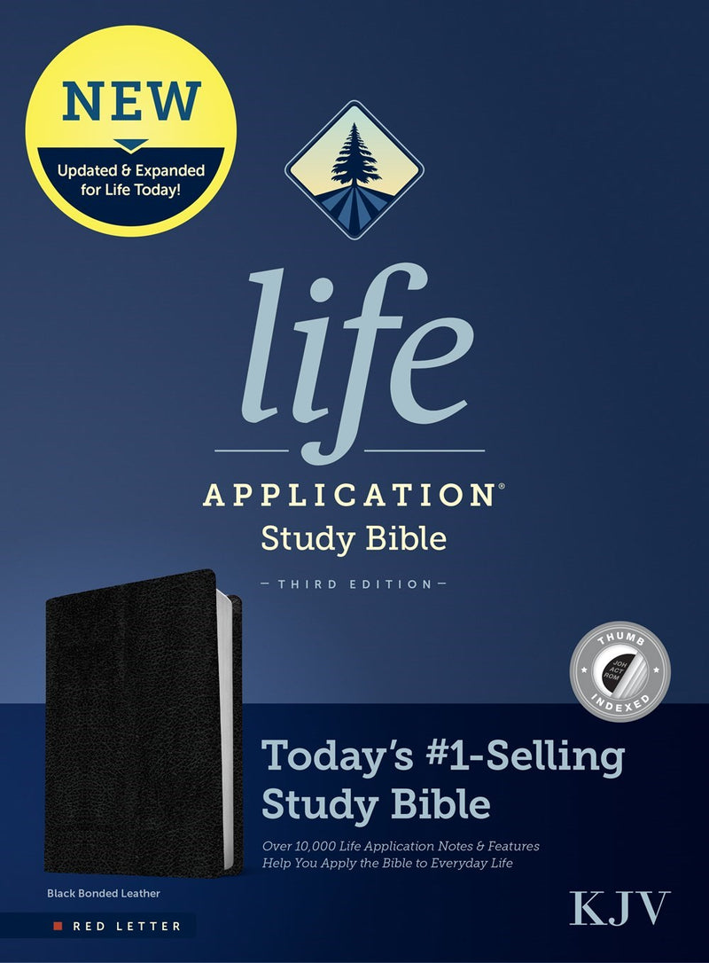 KJV Life Application Study Bible (Third Edition)-RL-Black Bonded Leather Indexed