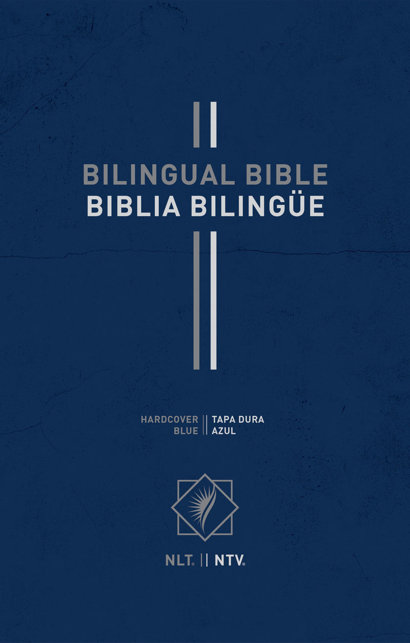Span-NLT/NTV Bilingual Bible (Biblia Bilingue)-Blue Hardcover